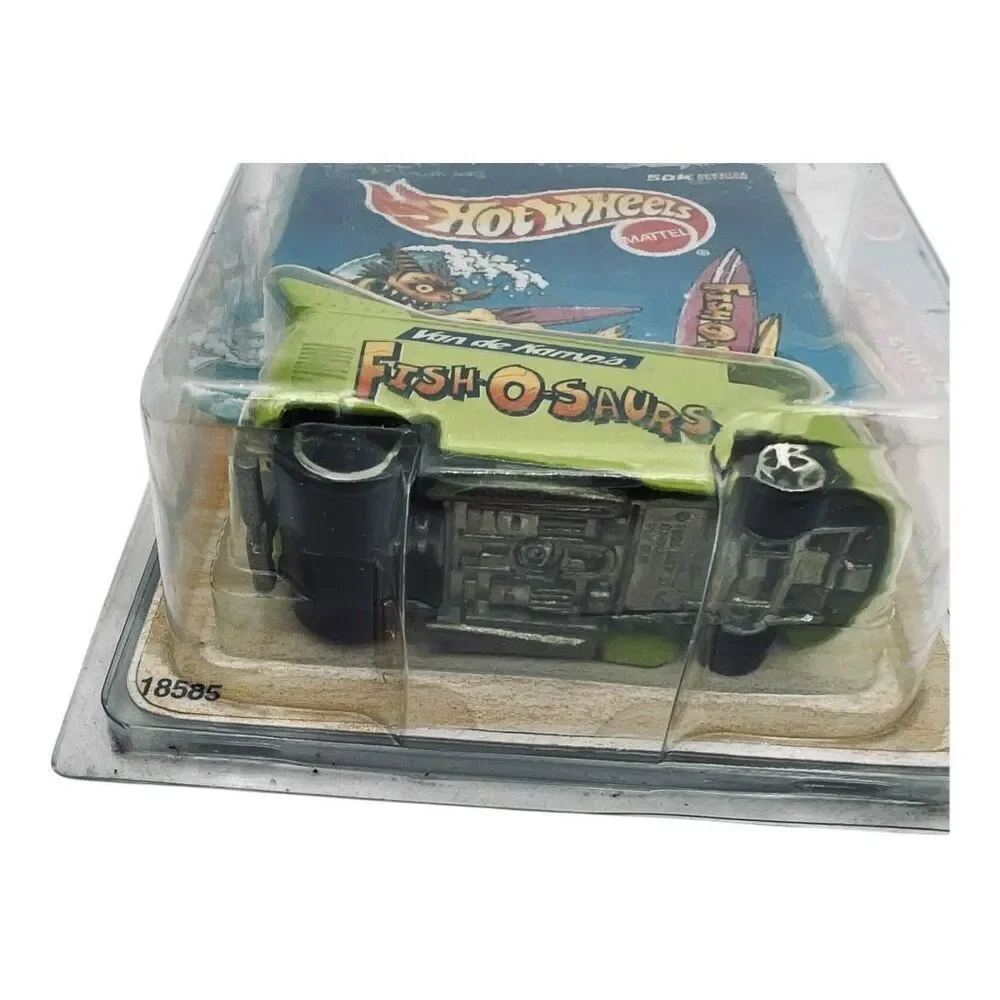 NWT Vintage Mattel Hot Wheels Van de Kamp's Volkswagen (VW) Bus Toy Green OS